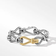 Thoroughbred Loop Chain Bracelet with 18K Yellow Gold