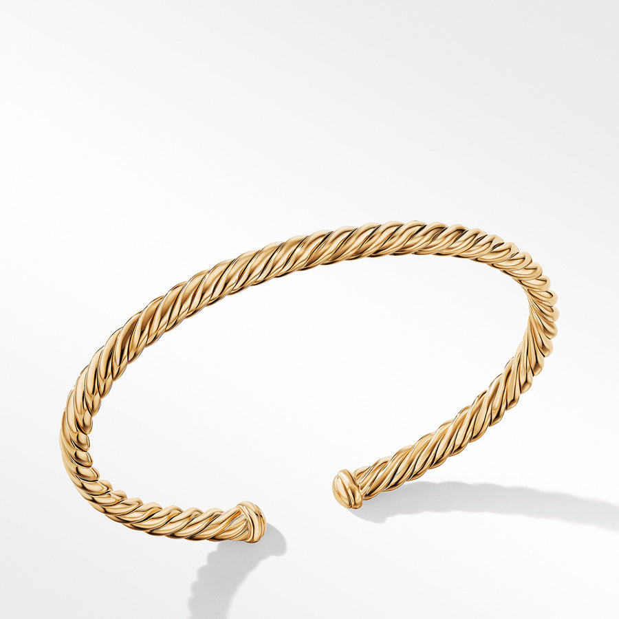 Cablespira Oval Bracelet in 18K Yellow Gold