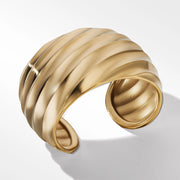 Cable Edge Bracelet in Recycled 18K Yellow Gold