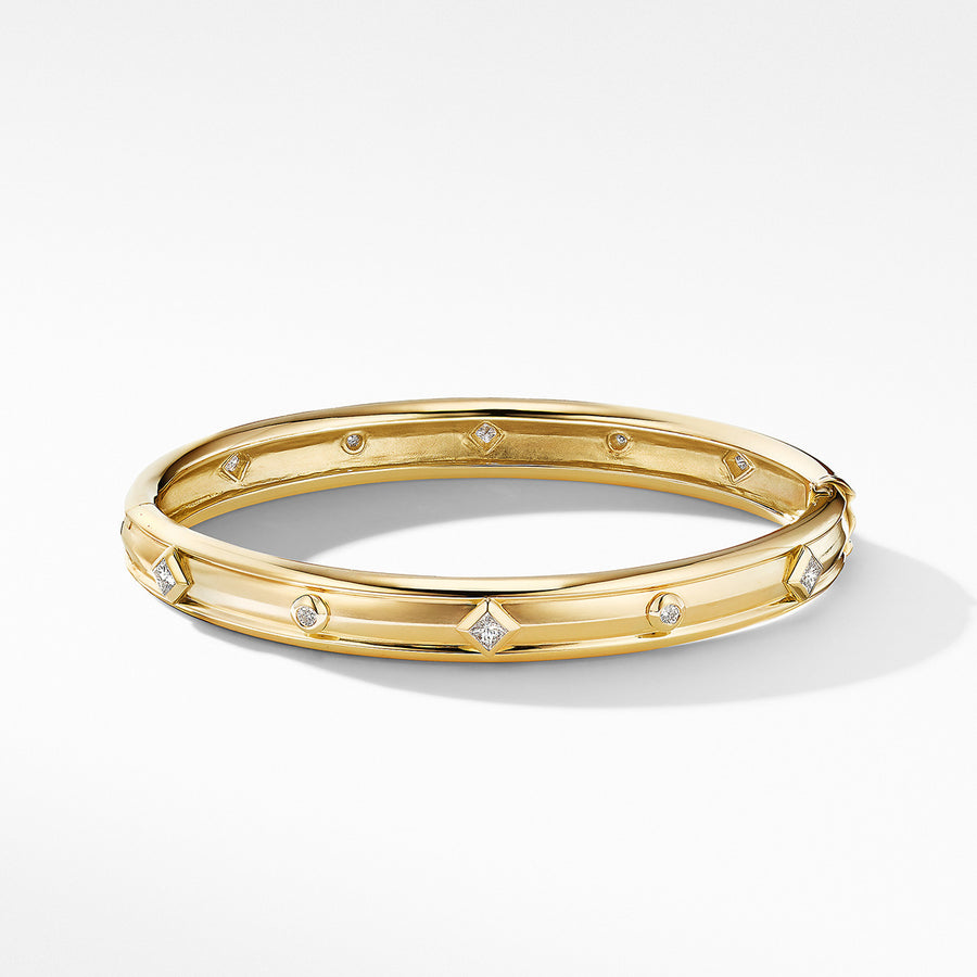 Modern Renaissance Bracelet in 18K Yellow Gold with Diamonds