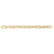 18K Gold Paperclip Bracelet