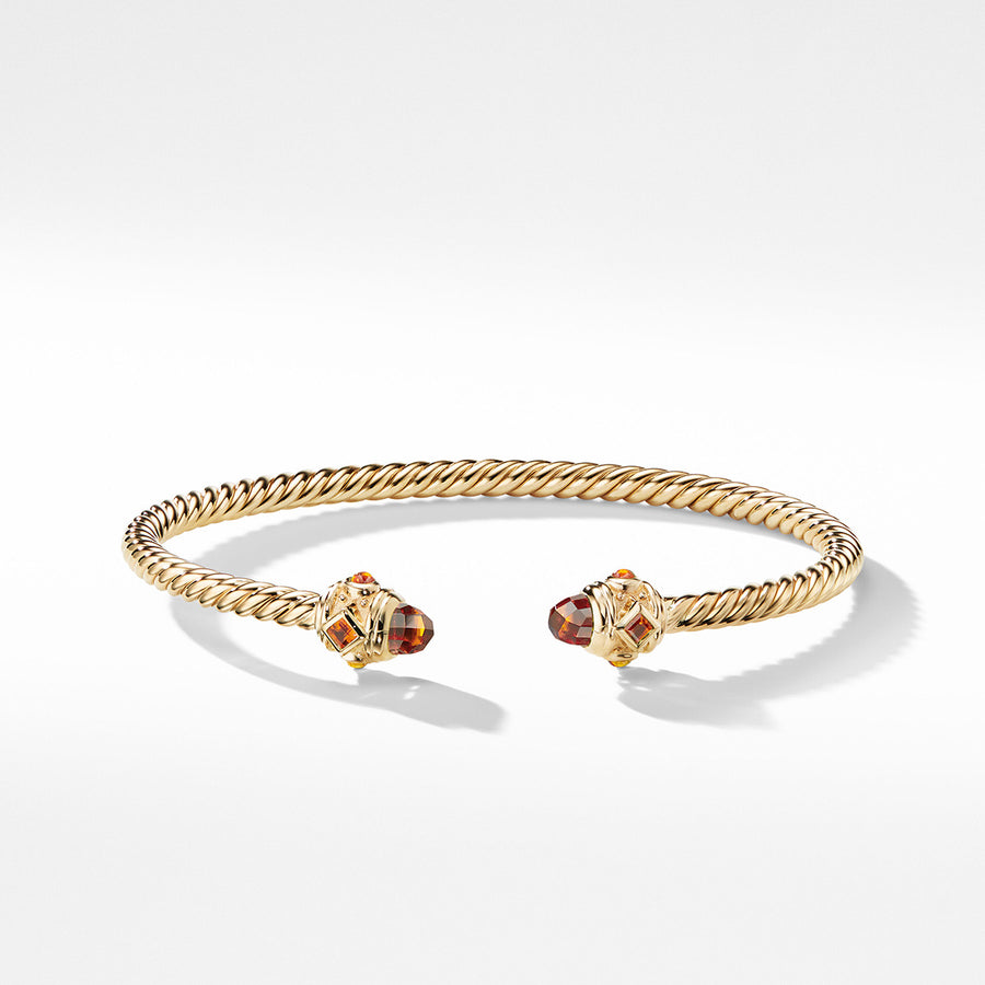 Renaissance Bracelet in 18K Yellow Gold with Madeira Citrine