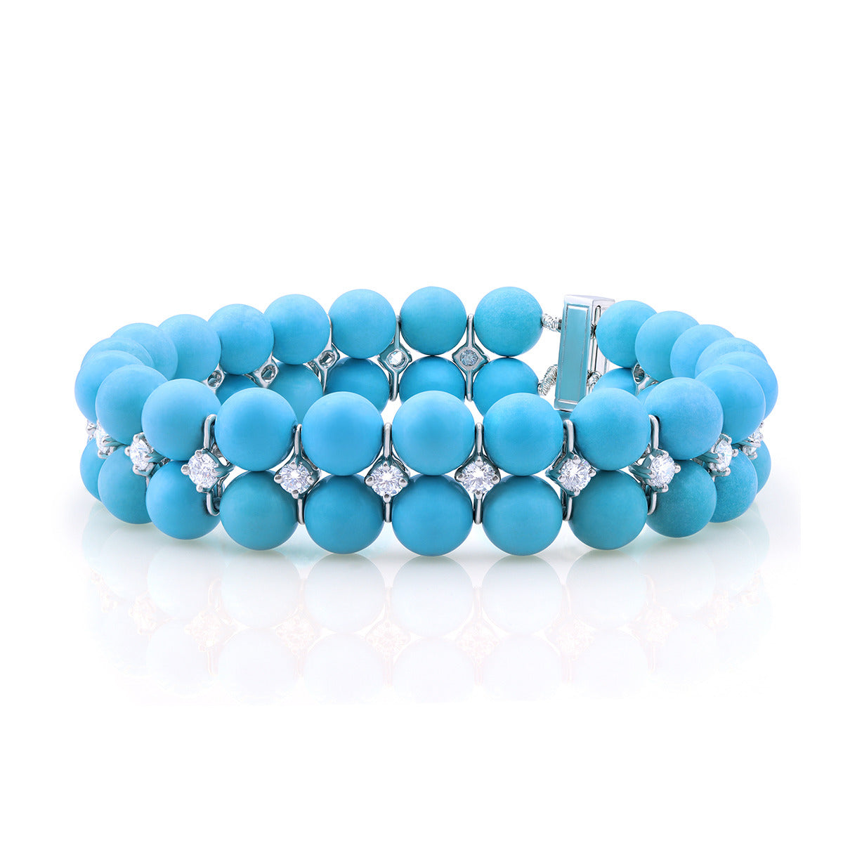 Two Turquoise top Bracelets