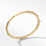 Stax Single Row Faceted Bracelet in 18K Gold, 3mm