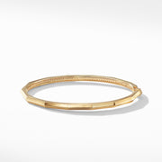 Stax Single Row Faceted Bracelet in 18K Gold, 3mm