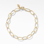 Stax Oval Link Bracelet in 18K Yellow Gold