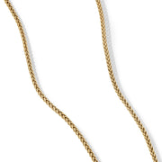 Wheat Chain Necklace in 18K Yellow Gold