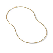 Wheat Chain Necklace in 18K Yellow Gold