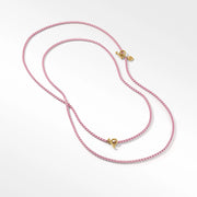 Bel Aire Chain Necklace in Blush with 14K Yellow Gold Accents