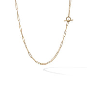 DY Madison Elongated Chain Necklace in 18K Yellow Gold