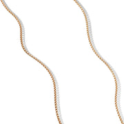 Box Chain Necklace in 18K Gold, 1.7mm