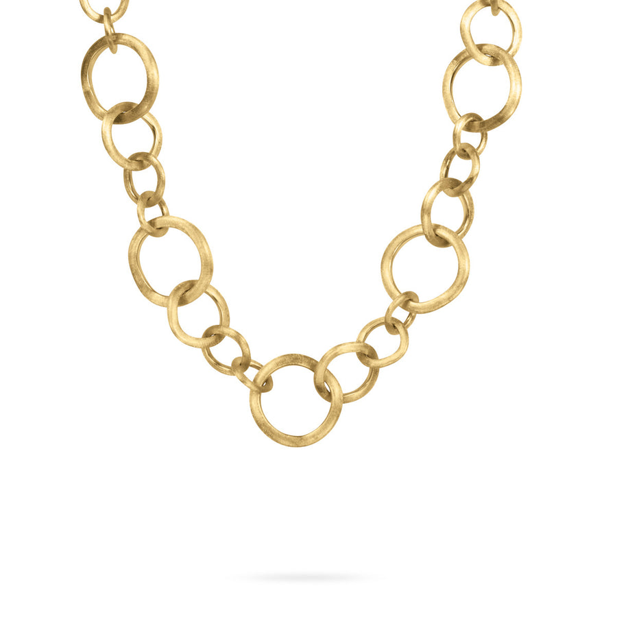 18K Yellow Gold Medium Gauge Necklace