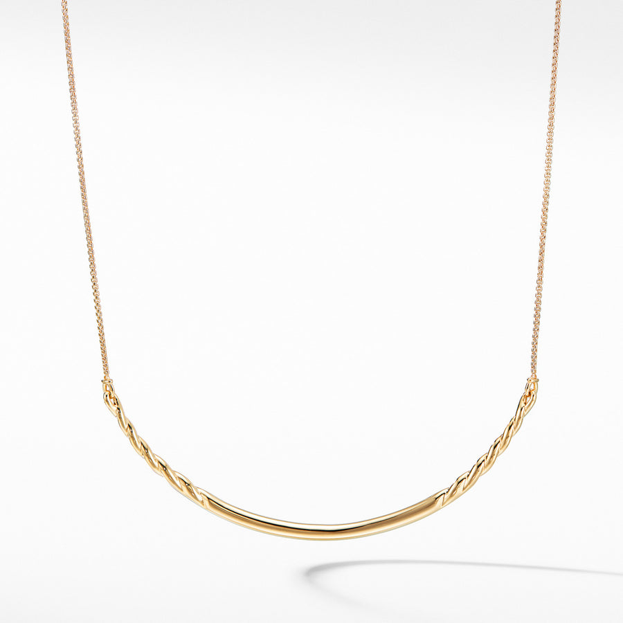 Pure Form Collar Necklace in 18K Gold