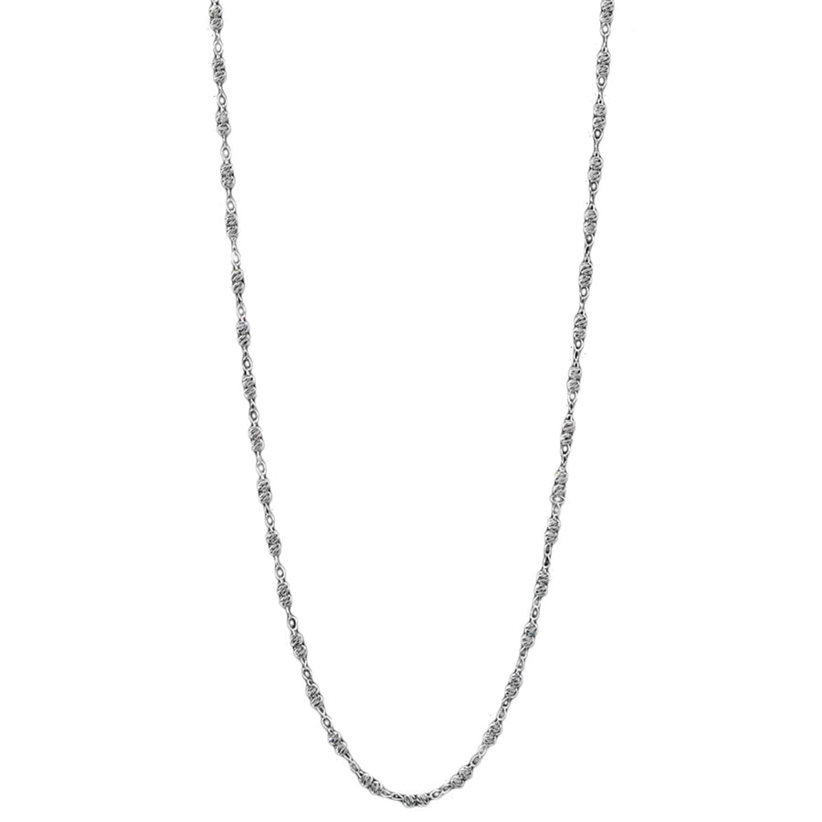 Twilight Ball Necklace in Platinum, 17.5in