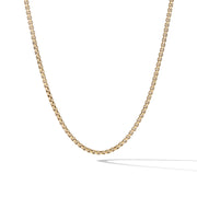 Medium Box Chain Necklace in 18K Gold, 3.6mm