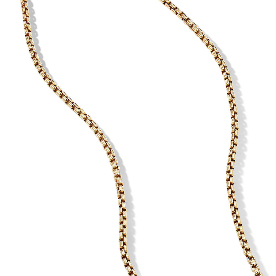 Medium Box Chain Necklace in 18K Gold, 3.6mm