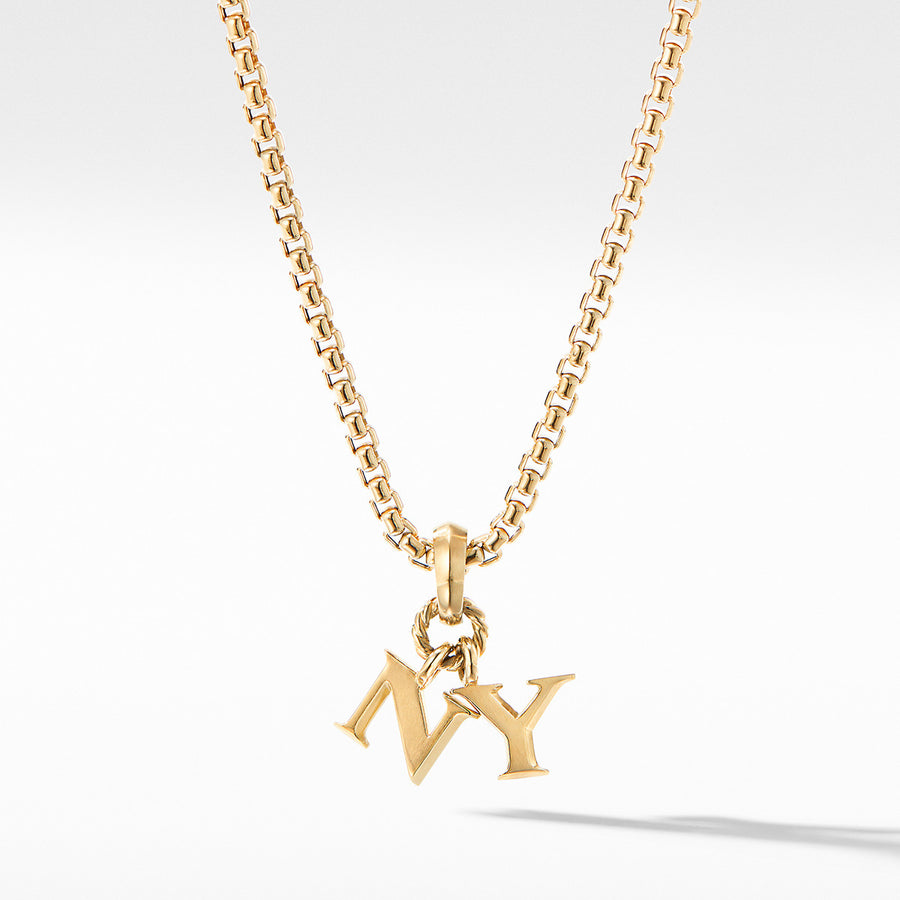 NY Charm in 18K Yellow Gold