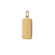 18K Yellow Gold Dorothy Medallion