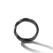 DY Helios Band Ring in Black Titanium