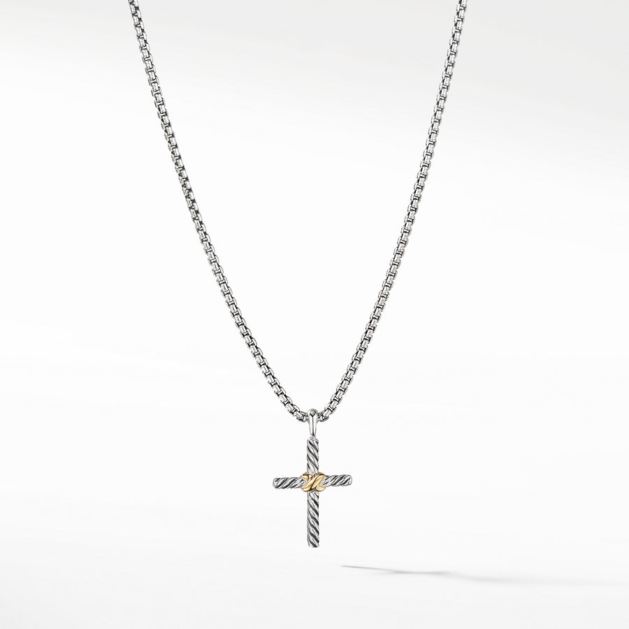 Cross Necklace with 14K Gold