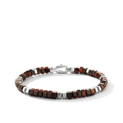 Spiritual Beads Hex Bracelet with Red Tiger's Eye