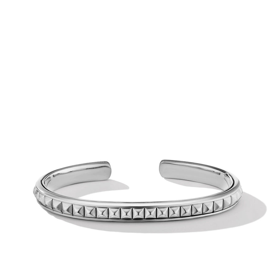 Pyramid Cuff Bracelet in Sterling Silver