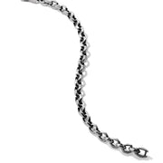 Torqued Faceted Chain Link Bracelet