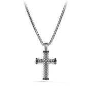 Chevron Cross with Black Diamonds