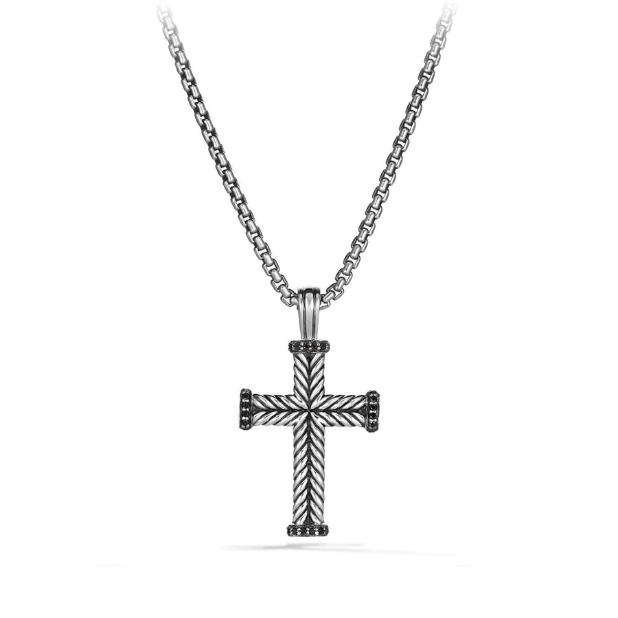 Chevron Cross with Black Diamonds