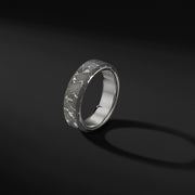 Fused Meteorite Ring