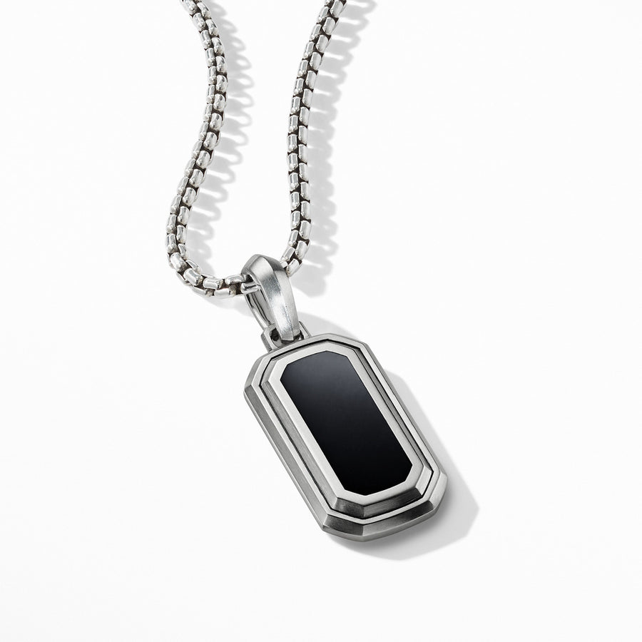 Deco Amulet with Black Onyx