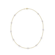 Akoya Cultured Pearl Station Necklace