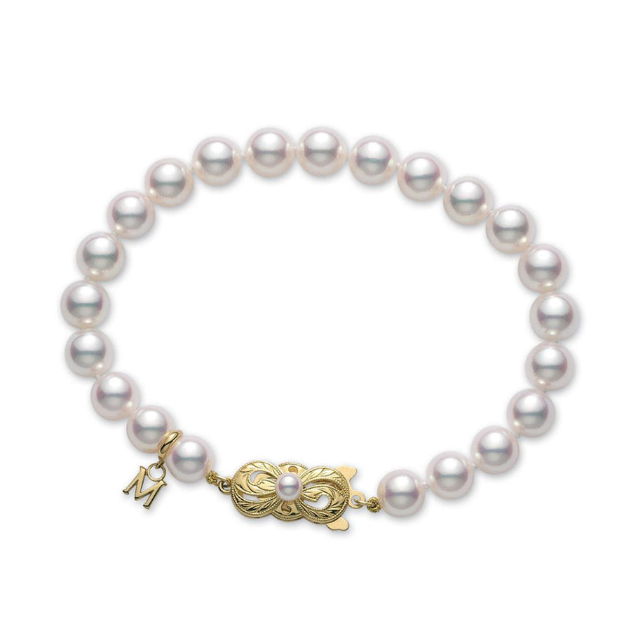 7-Inch Akoya Cultured Pearl Strand Bracelet