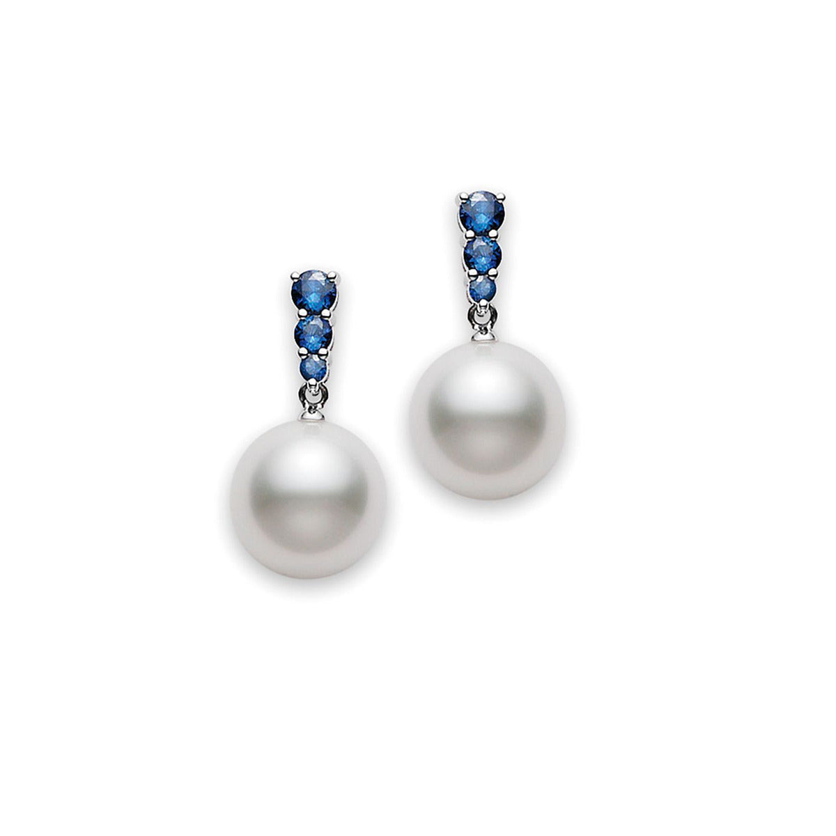 Mikimoto Morning Dew Cultured Pearl & Diamond Drop Earrings | Nordstrom