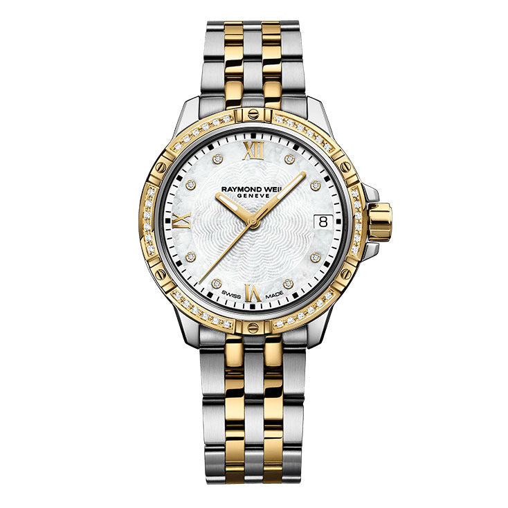 Diamond Two-Tone Quartz Watch