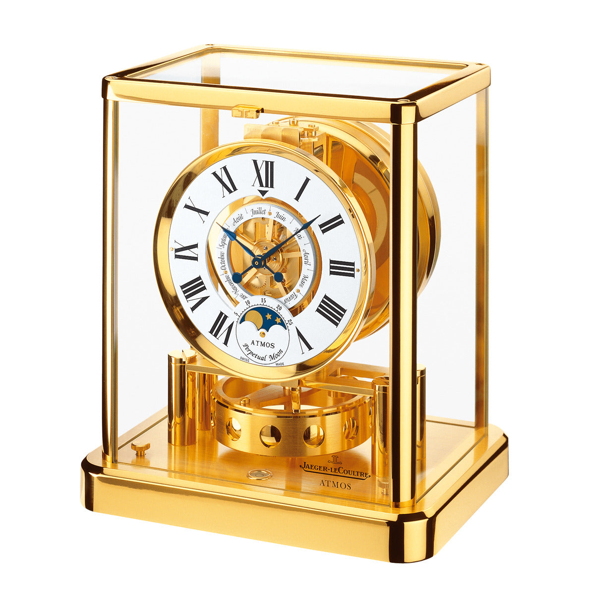 Table/desk clock - Atmos clock - II - Jaeger-LeCoultre - Brass, Glass,  Nickel-plated - 1930-1940 - Catawiki
