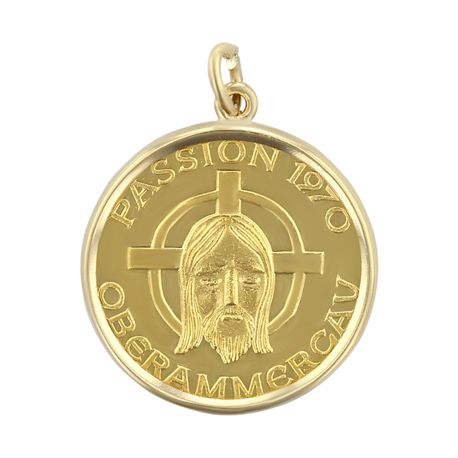 14K Yellow Gold Passion 1970 Medallion Charm