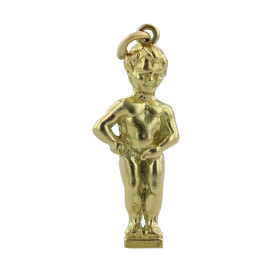 14K Yellow Gold Bruxells Person Charm