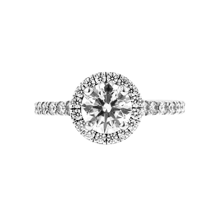 Hearts On Fire Platinum Transcend Engagement Ring