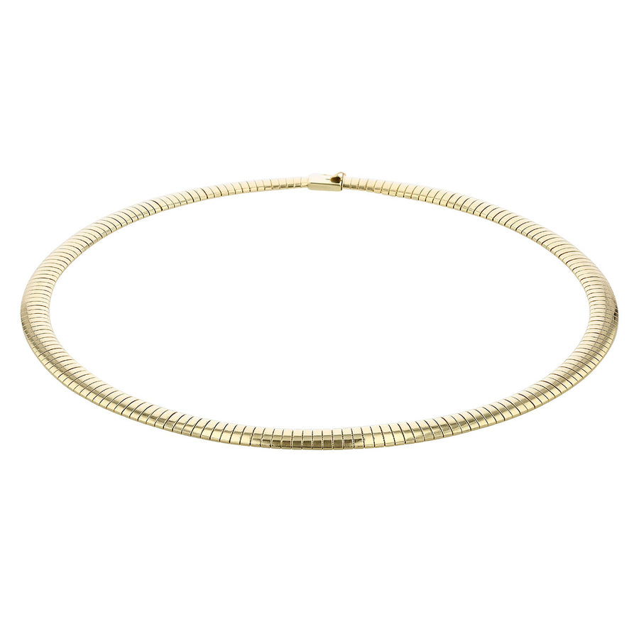 14K Yellow Gold 16-Inch Omega Necklace