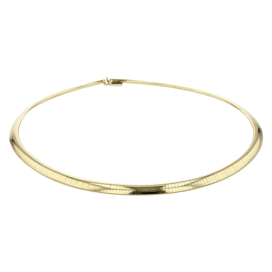14K Yellow Gold 18-Inch Omega Necklace