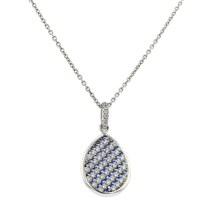 Miiori Sapphire and Diamond Pendant Necklace