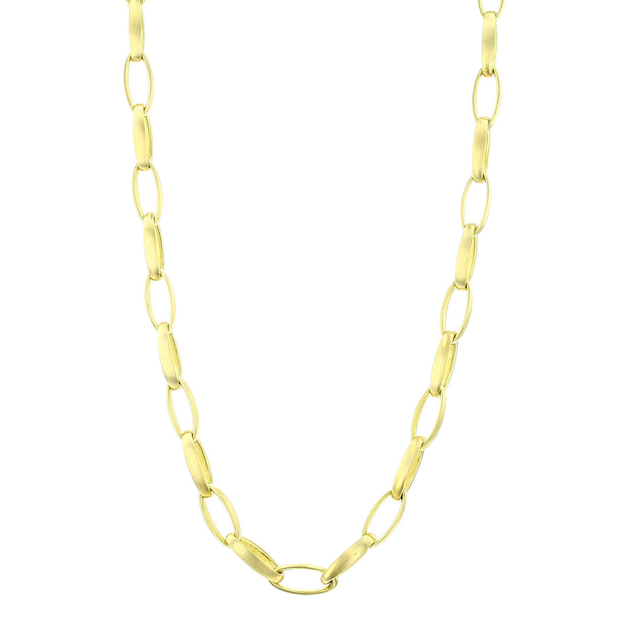 Slane 18K Yellow Gold 18-Inch Oval Link Necklace
