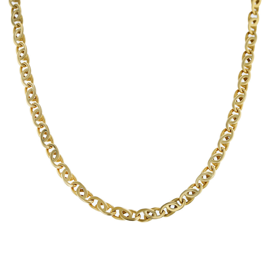 20-Inch 14K Yellow Gold Curb Link Necklace