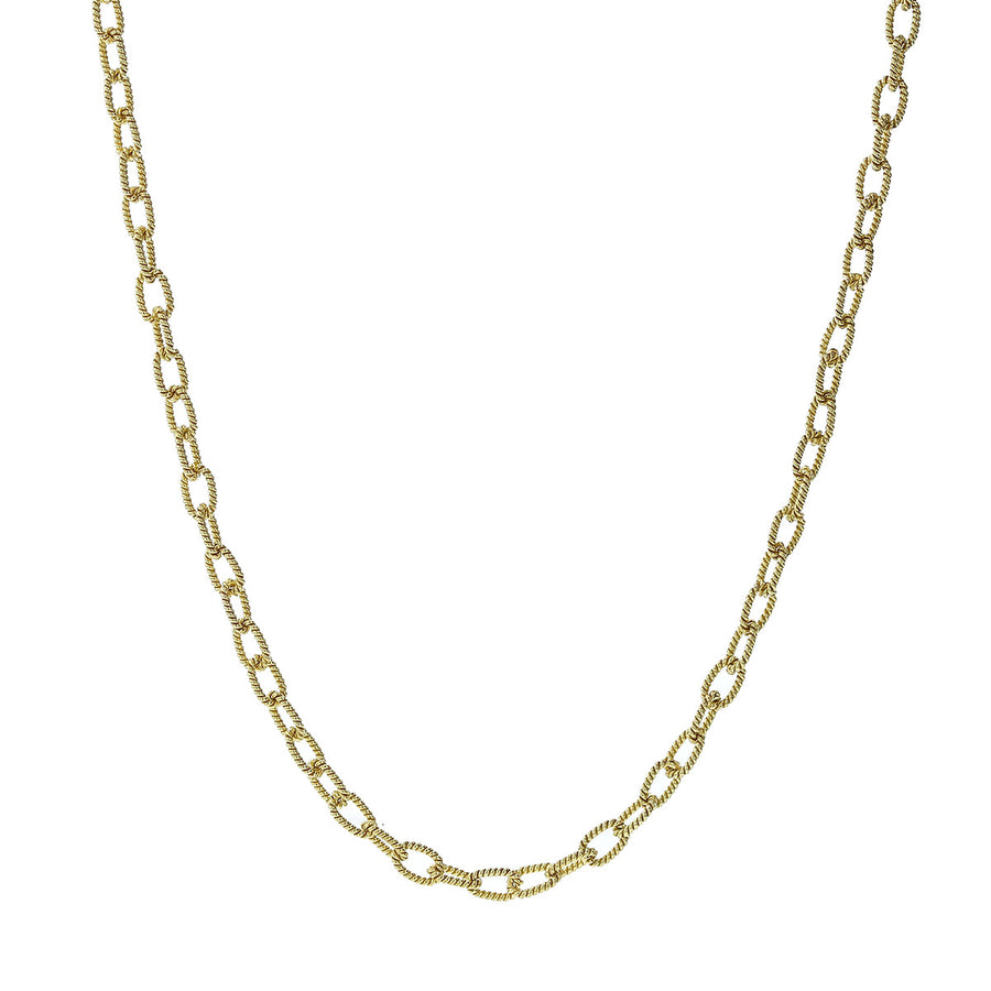22-Inch 18K Yellow Gold Link Necklace