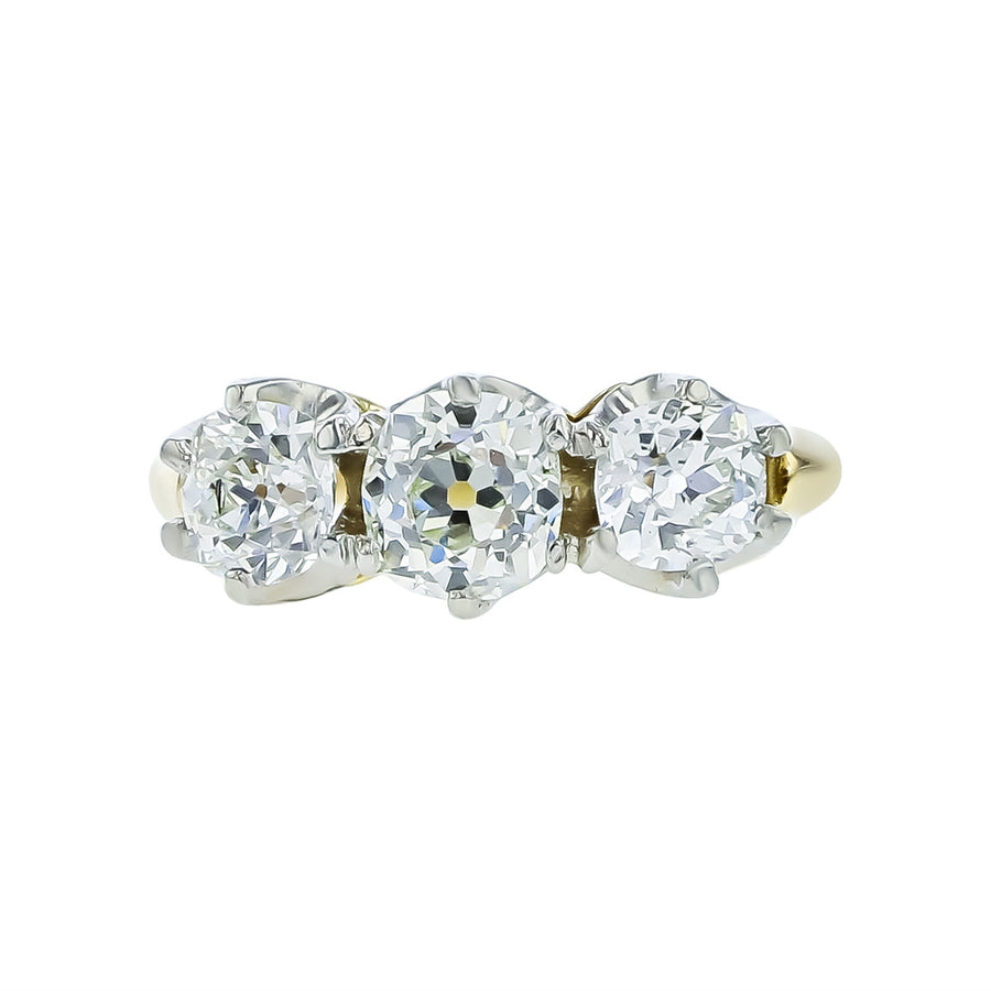 Edwardian 3 stone diamond ring Clearance
