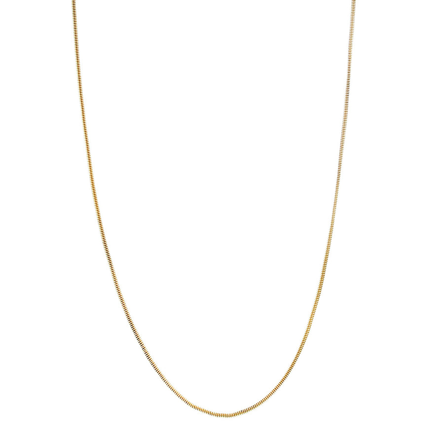 18K Yellow Gold Snake Chain Necklace