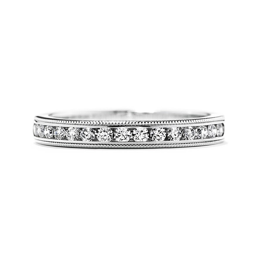 Hearts on Fire Platinum Diamond Eterne Wedding Band