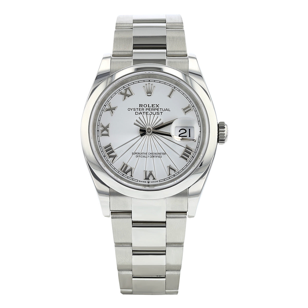 Rolex datejust outlet 36 second hand