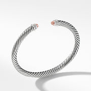 Cable Classics Bracelet with Morganite and Diamonds